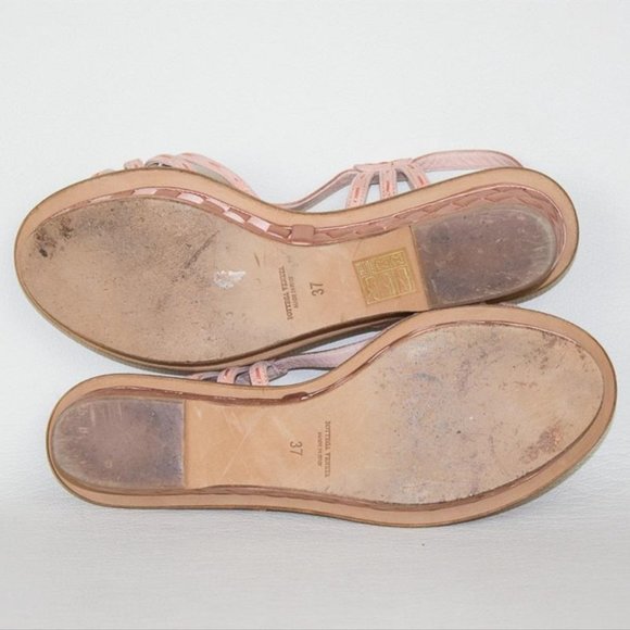 Bottega Veneta 6.5 Pink Platform Sandals - Picture 10 of 10